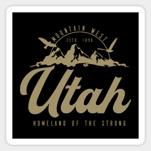 USA, Mountain states, Utah Gold classic Magnet